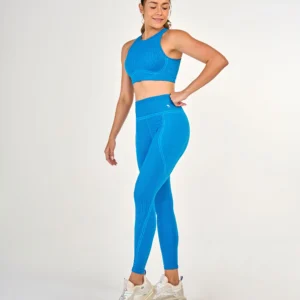 Legging Sem Costura Azul - Alto Giro